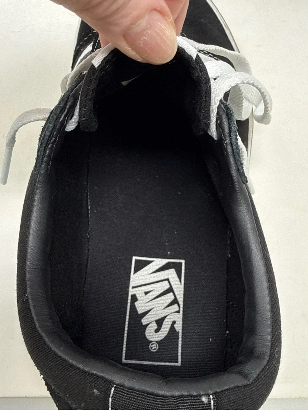 Vans Black and White Old Skool Low-Top Sneakers